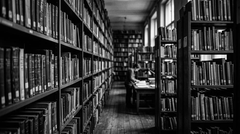 Monochrome wide still for Blackops Market overview